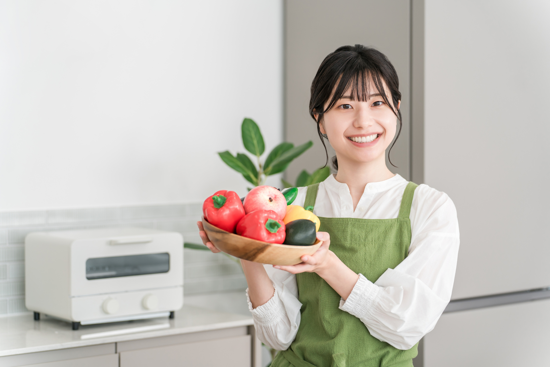 バランスのよい食事と体調管理を意識した暮らしのイメージ