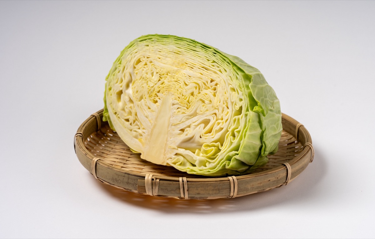 キャベツと塩｜材料をそろえたイメージ