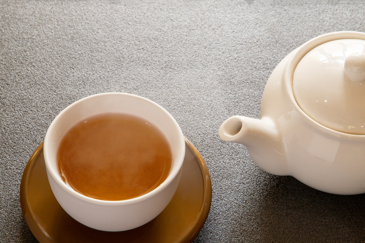 ほうじ茶と研究段階の成分のイメージ