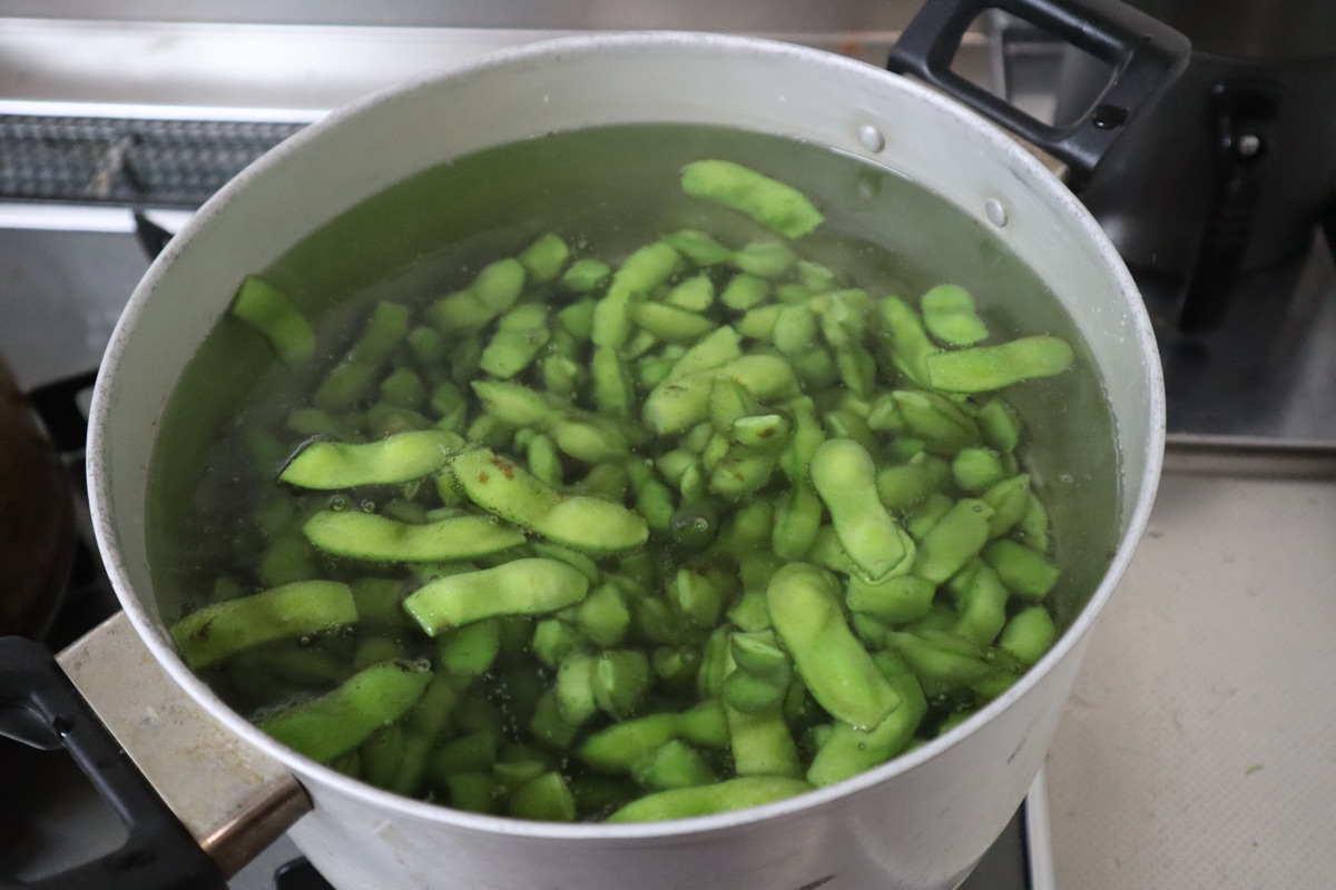 枝豆をゆでる｜食べ方のイメージ