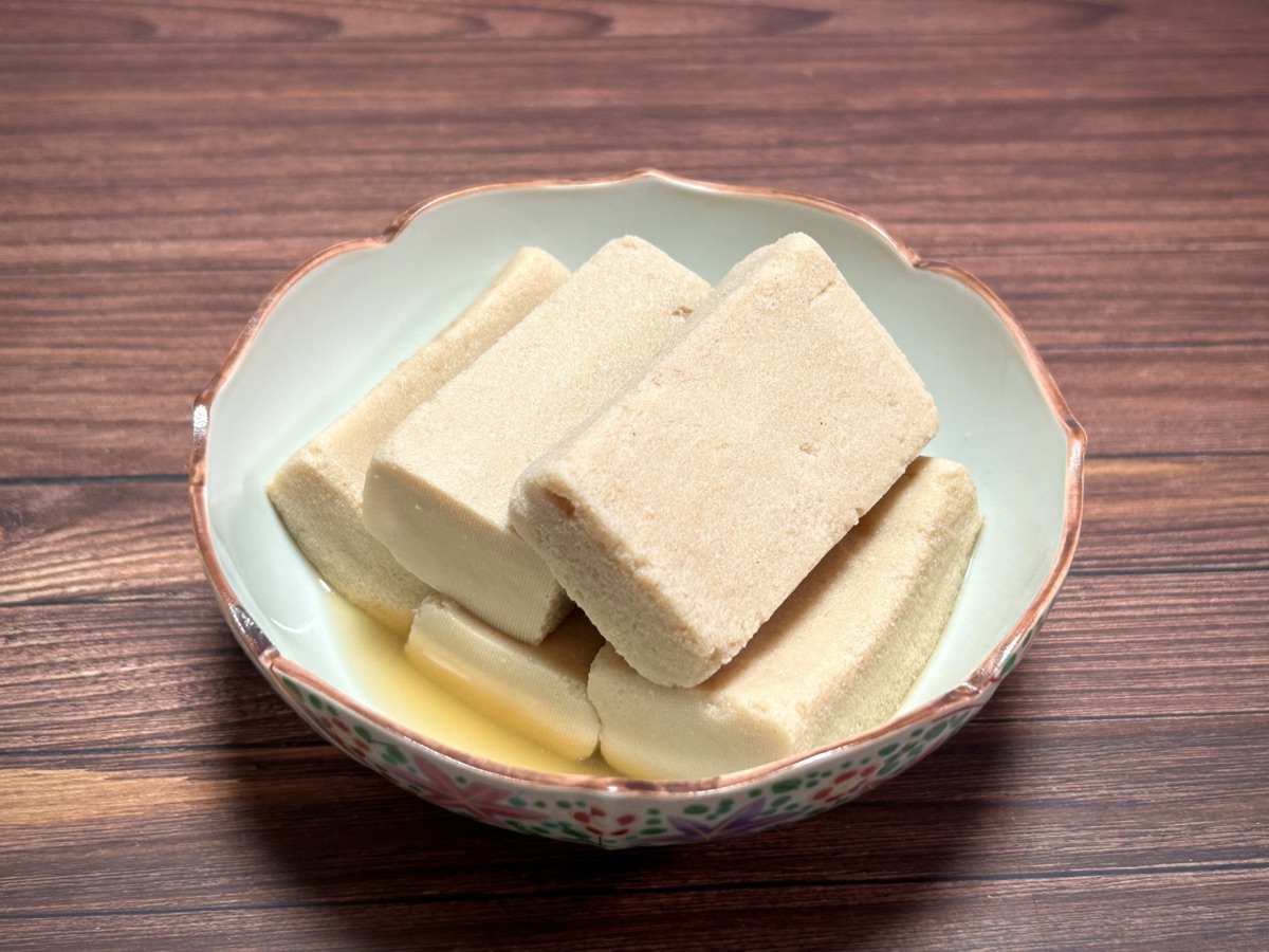 高野豆腐の煮物｜食べ方のイメージ
